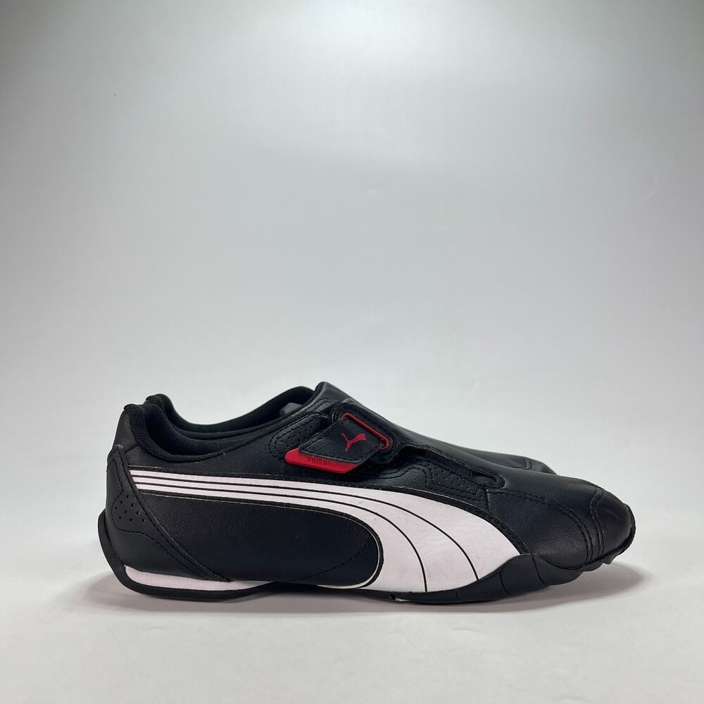 PUMA Redon Move Black White High Risk Red Hook & Loop 185999-02 Men's Size 7.5